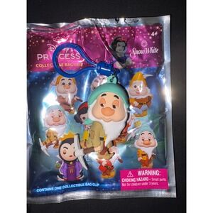 Disney Princess Snow White Collectible Bag Clips- Sleepy